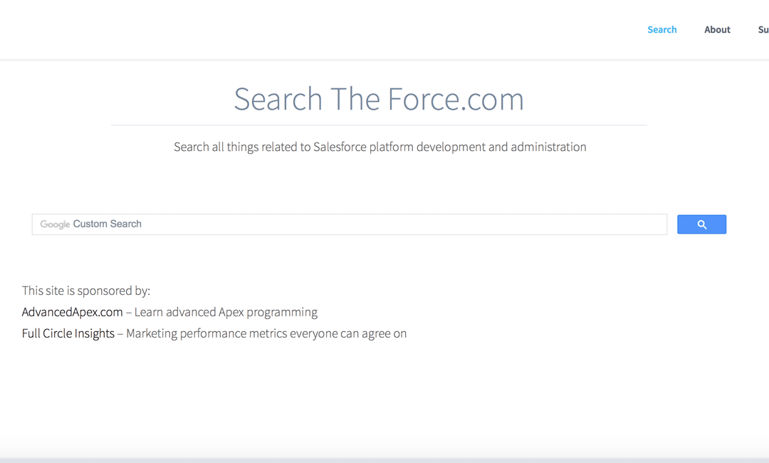 Welcome to SearchTheForce.com