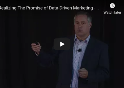 Realizing The Promise of Data-Driven Marketing