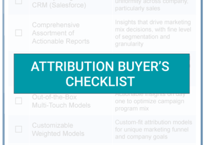 Attribution Buyer’s Checklist