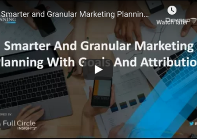 Smarter and Granular Marketing Planning with Goals and Attribution