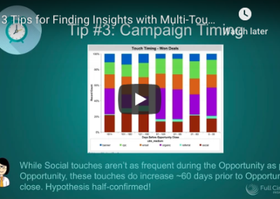 3 Tips for Finding Insights with Multi-Touch Models