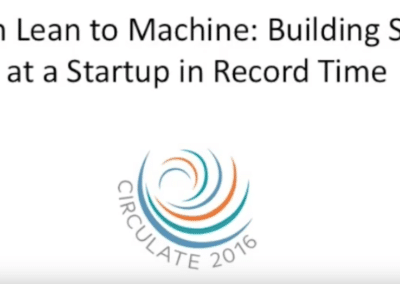 From Lean to Machine: Building Scale at a Startup in Record Time