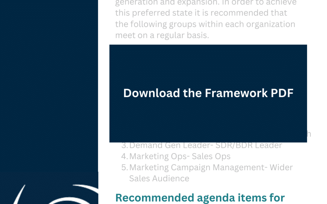 Marketing and Sales Meeting Framework