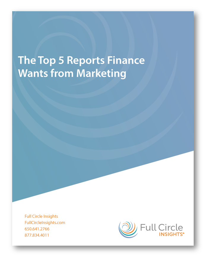 top 5 reports finance wants from marketing