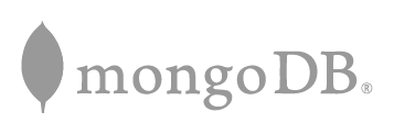 mangoDB Logo Grey