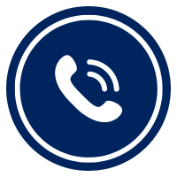 phone icon - blue and white
