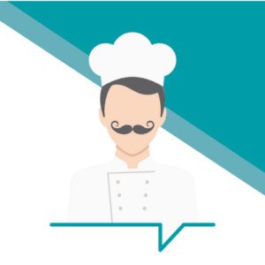 chef with green background